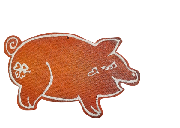 Veľké ozdoby, Prasiatko 40 x 25,6 cm 1