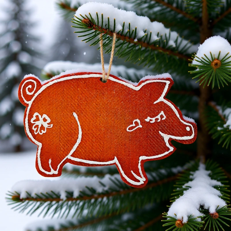 Veľké ozdoby, Prasiatko 40 x 25,6 cm