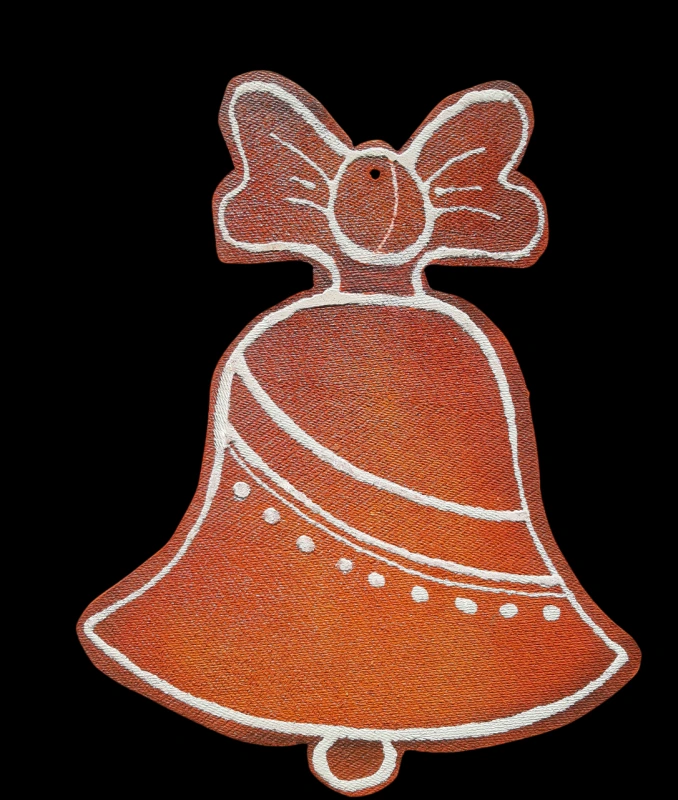 Veľké vianočné ozdoby, Zvonček 43,5 x 34,2 cm 2