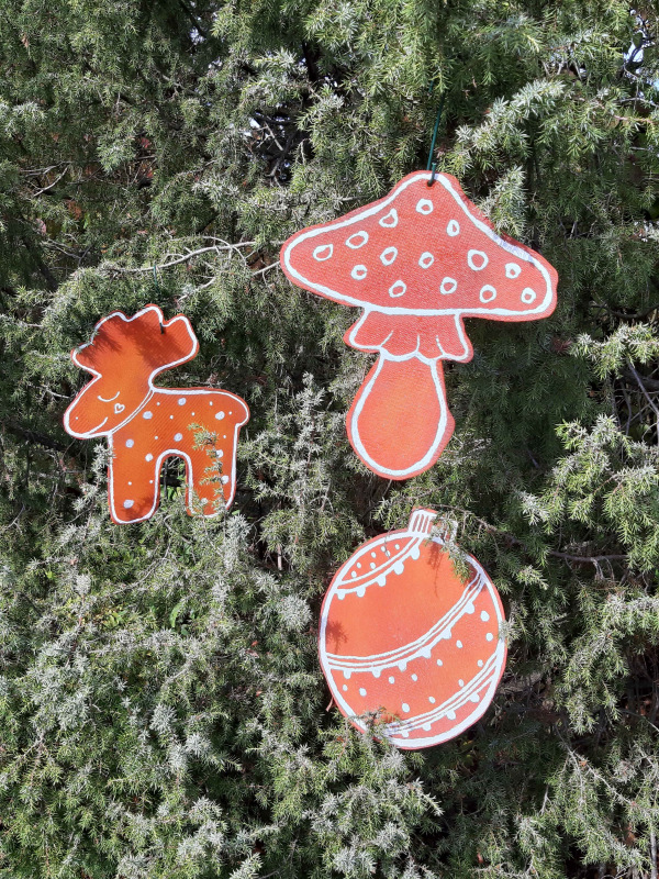 Veľké ozdoby, Jeleň 39,5 x 34,2 cm 1