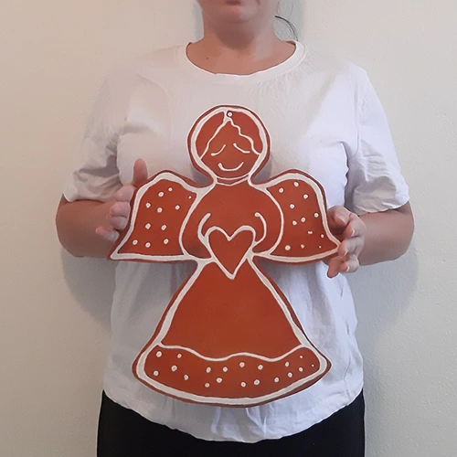 Veľké ozdoby, Anjel 32,2 x 39 cm 1