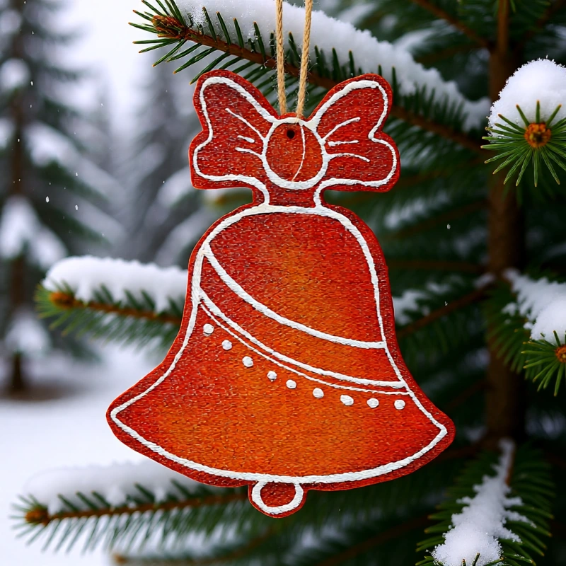 Veľké vianočné ozdoby, Zvonček 43,5 x 34,2 cm