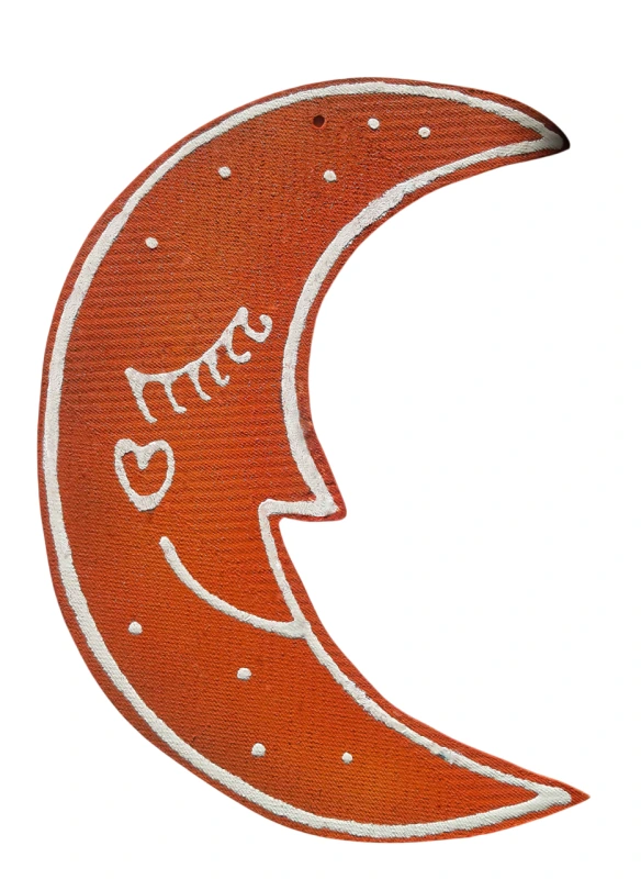 Veľké ozdoby, Mesiac  27 x-38 cm 2
