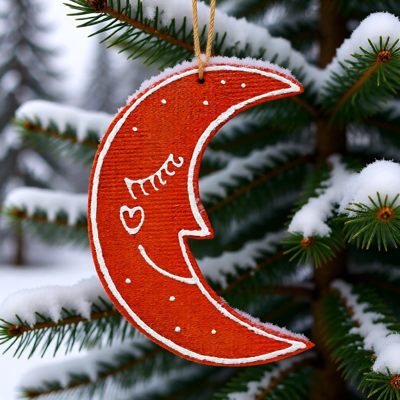 Veľké ozdoby, Mesiac  27 x-38 cm