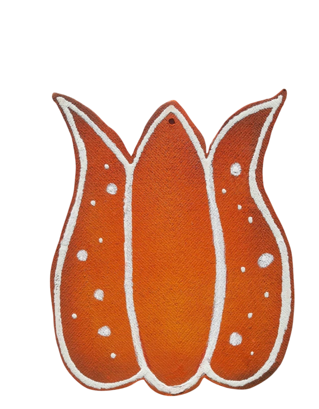 Veľké vianočné ozdoby, tulipan 27,8 x-34,6 cm 1