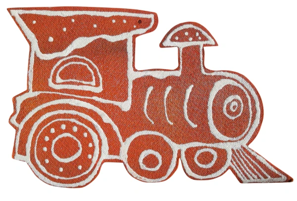 Veľké ozdoby, Lokomotiva 44,9 x 28,3 cm 1