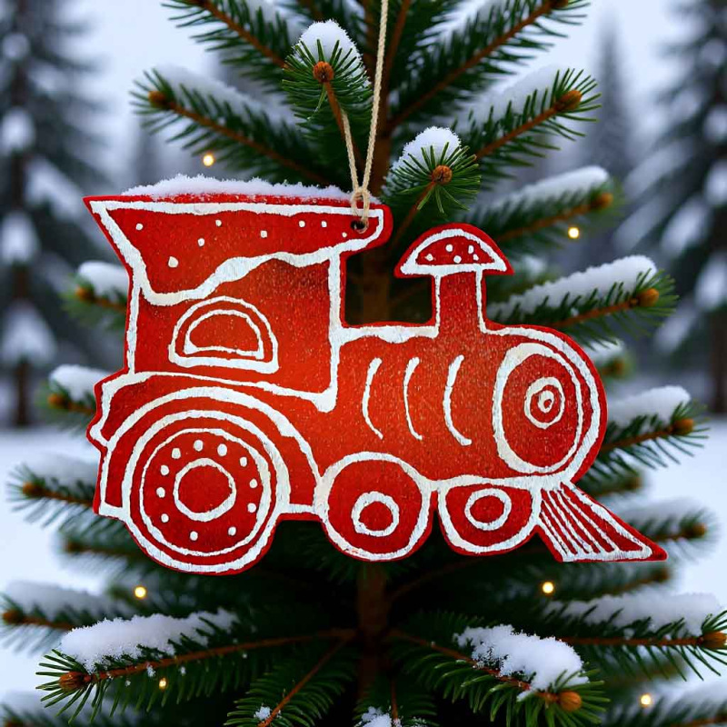 Veľké ozdoby, Lokomotiva 44,9 x 28,3 cm