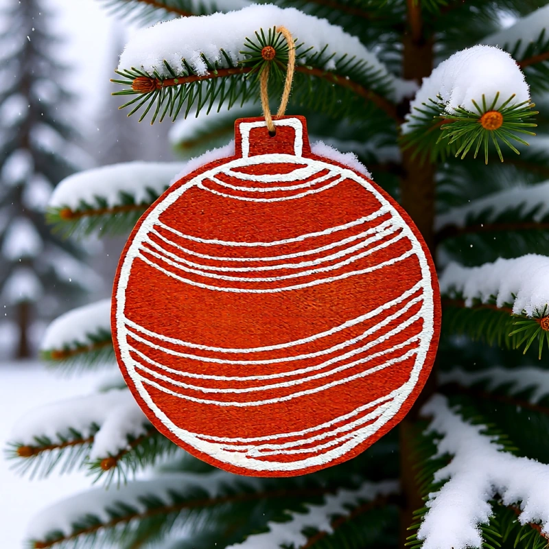 Veľké vianočné ozdoby, Guľa 36,4-x 39,8 cm