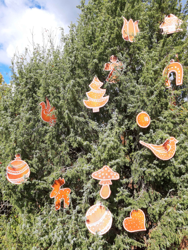 Veľké ozdoby, Domček, 35 x 32 cm 4