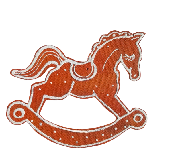 Veľká ozdoba, Hojdací koník 33 x 38 cm 2