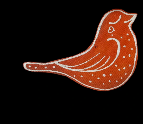 Veľké vianočné ozdoby, Vtáčik 38 x 27,5 cm 2